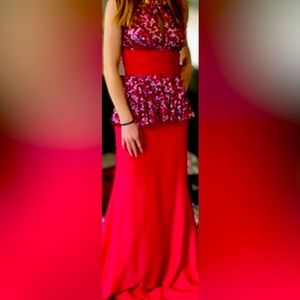 beautiful formal gown with gorgeous stones and sequins!